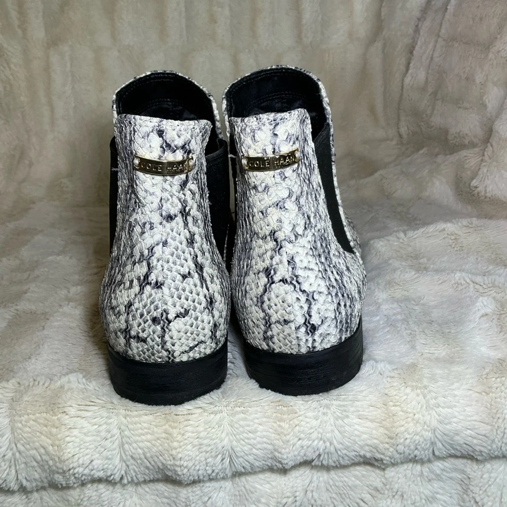 Cole Haan “Hara” Python Leather Bootie women’s size 9.5